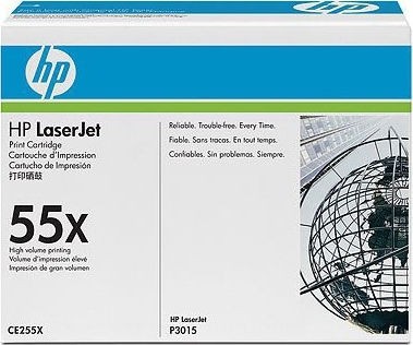 HP 55X Toner Μαύρο High Capacity 12500 Σελίδων
